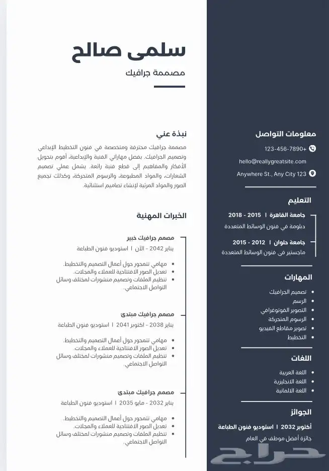 متوفر تصاميم إنشاء سيره ذاتيه احترافيه ب 5 ريال 14