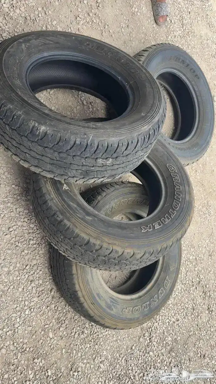 طقم كفرات دنلوب مقاس 17 65 275 0