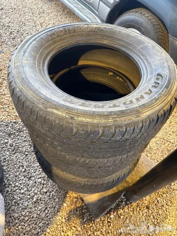 طقم كفرات دنلوب مقاس 17 65 275 1