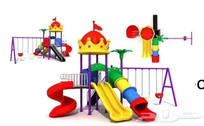 مراجيح زحاليق العاب اطفال خارجية نوعية ممتازة ضد الصدا 6