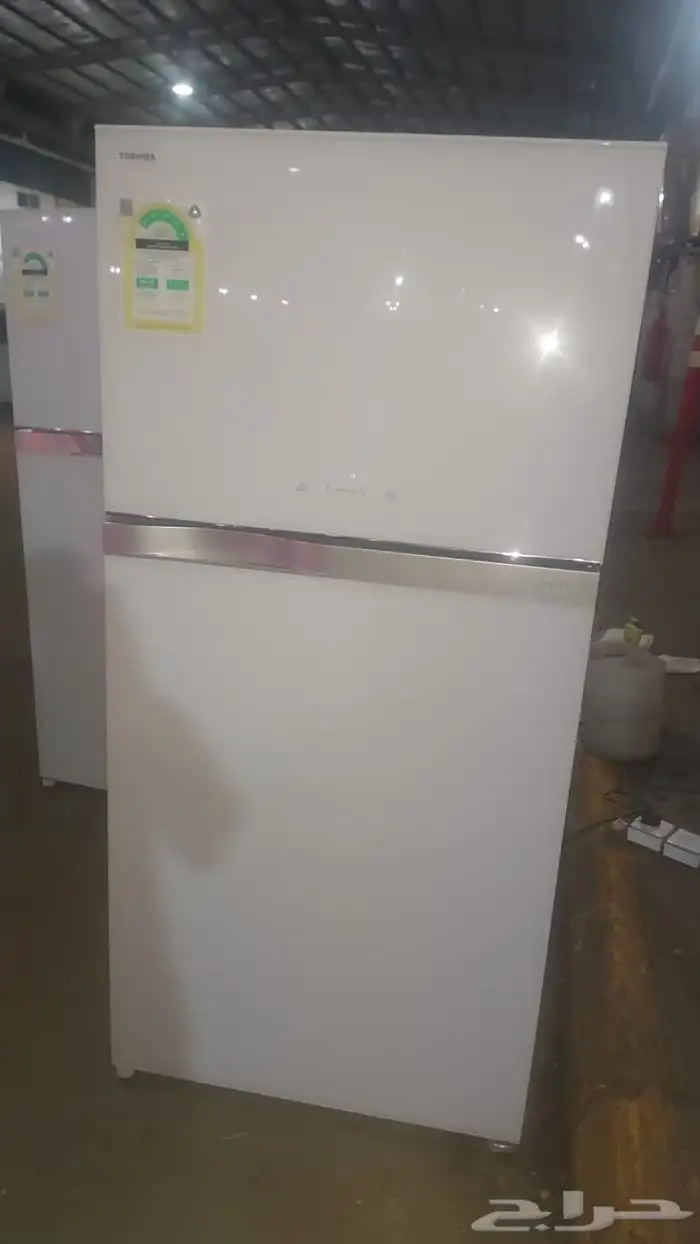 ثلاجة توشيبا بابين زجاجي 20 قدم تايلندي مستخدم شبه جديد 0