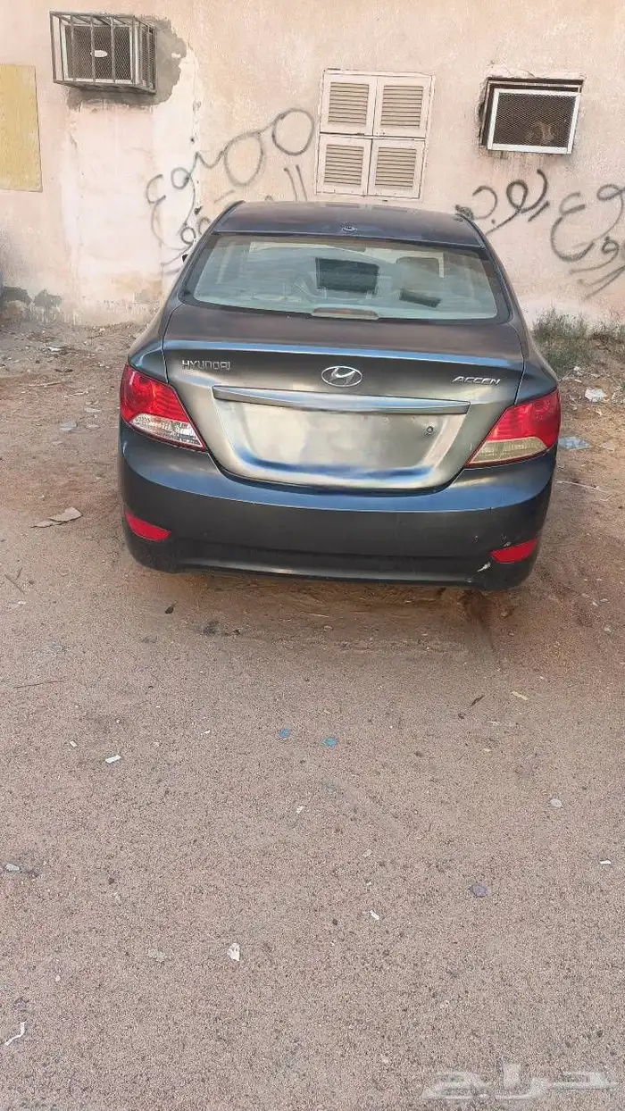 سياره هواندي اكسنت 2013 تماتيك حصلت فيها حدث المكينه سليمه م 0