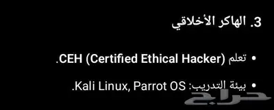 تعلم الأمن السيبراني و البرمجة وغيرها index