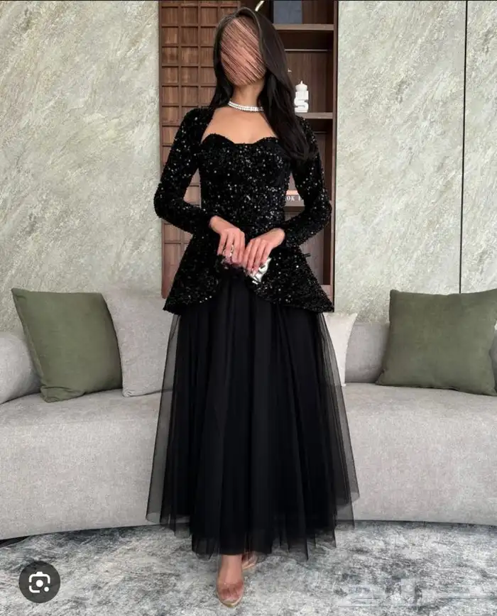 فستان سهرة أسود 0