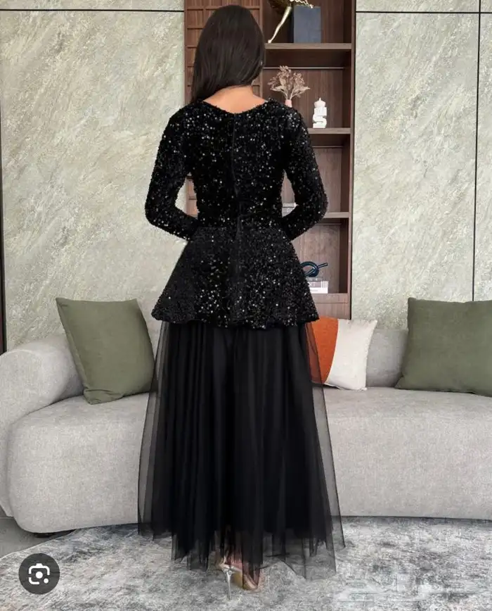 فستان سهرة أسود 2