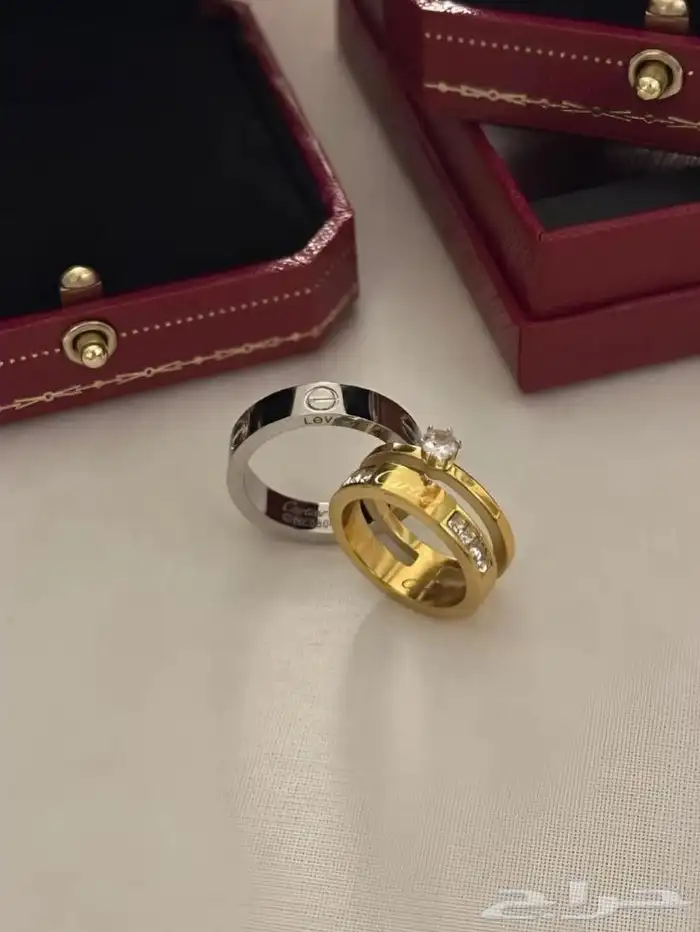 سلسال   اسوار خاتم  دبله بالاسماء حسب الطلب مطليات ذهب عيار 9