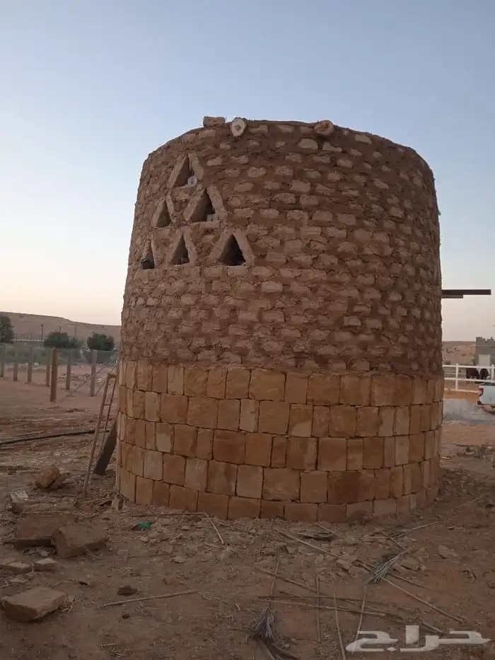 بناء وترميم بيوت الطين والحجر والاسقف خشب اثل وجريدلياسه طين 6