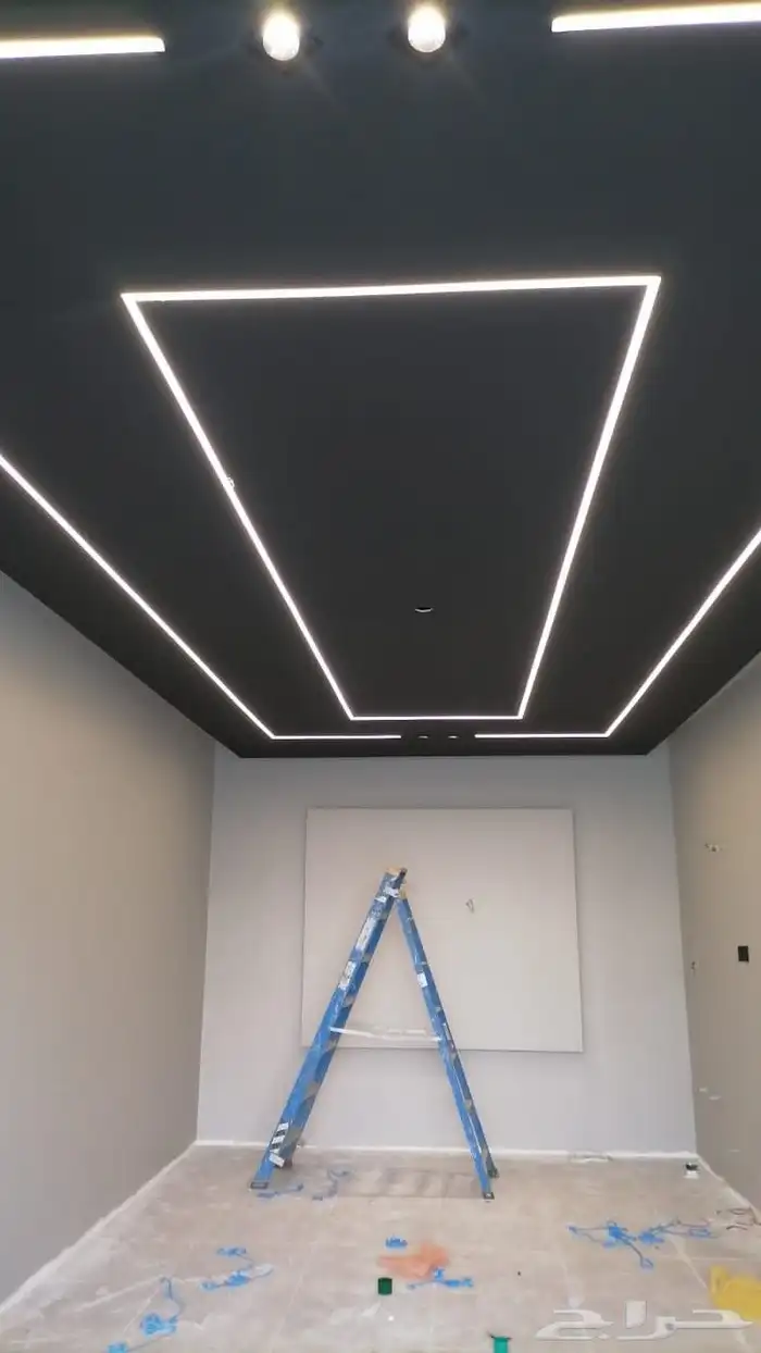 فواصل جبس بورد وسمنت بورد قواطع حواجز أسقف جبس بروفايل 28