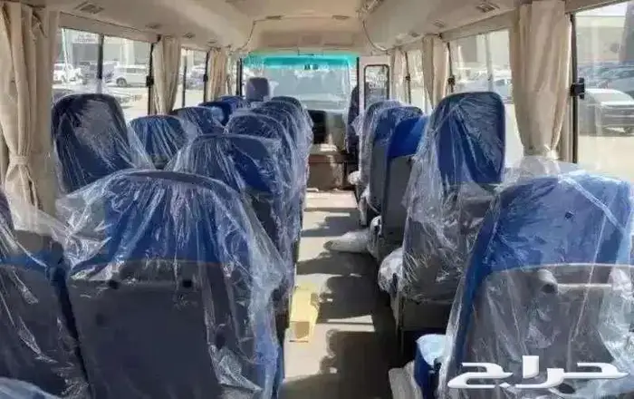 باص ميتسوبيشي روزا 26راكب ديزل خليجي موديل2024(بأقل الاسعار 7