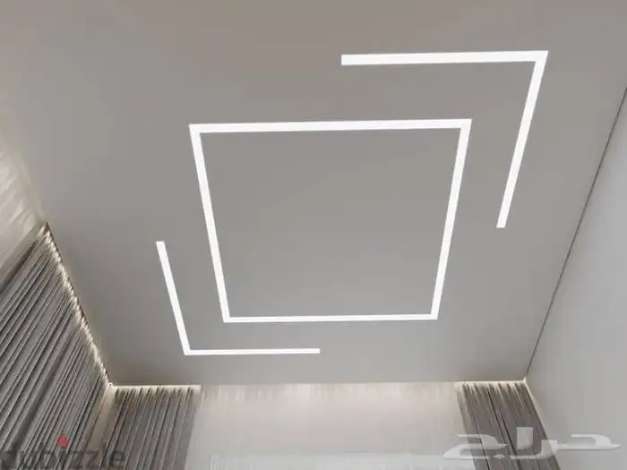 فواصل جبس بورد وسمنت بورد قواطع حواجز أسقف جبس بروفايل 24