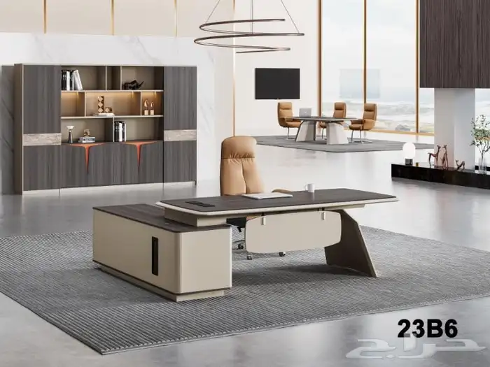 modern office furniture جديد مكتب طقم مودرن فخم كلاسك 3