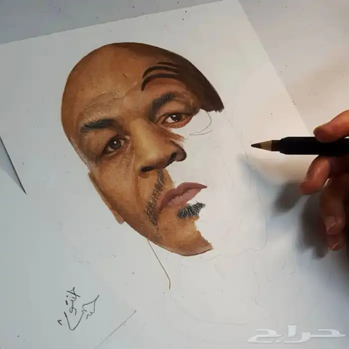 رسام شخصيات رسم يدوي 15