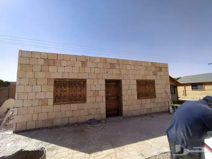 بناء وترميم بيوت الطين والحجر والاسقف خشب اثل وجريدلياسه طين 7