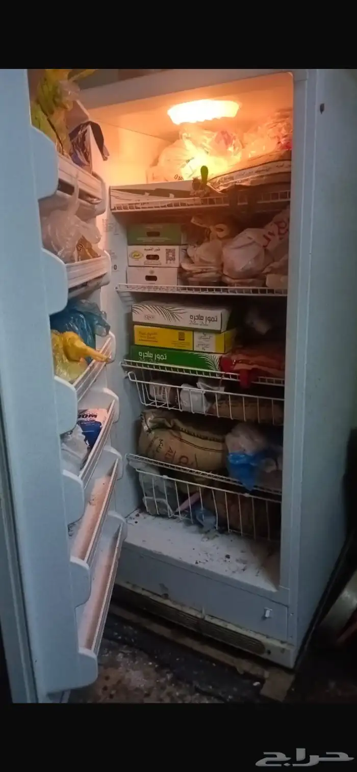 فريزر واقف كبير واكياس رز 2 الشعلان 5 كيلو والوليمه 10 كيلو 1