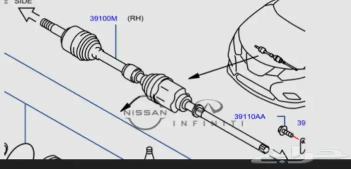 للبيع عكس نيسان اكستريل 2019 جديد اصلي وكاله 0