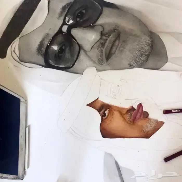 رسام شخصيات رسم يدوي 19