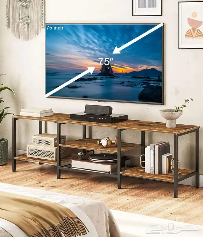 طاولة تلفزيون جديدة بكرتونها لم تفتح وغير مستخدمة 3