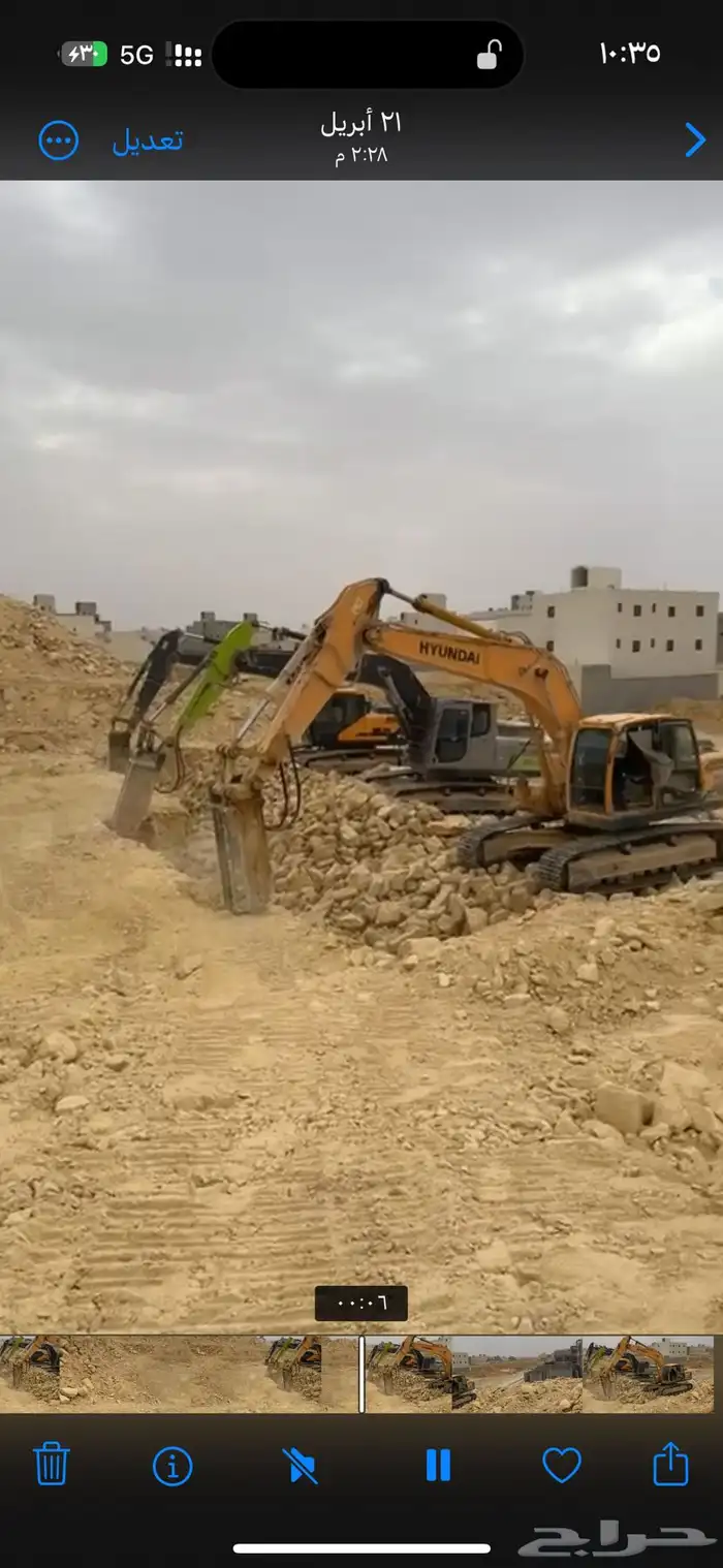 مؤسسة ميثاق العارض للمقاولات ( بوكلينات   كسارات   تريلات ) 8