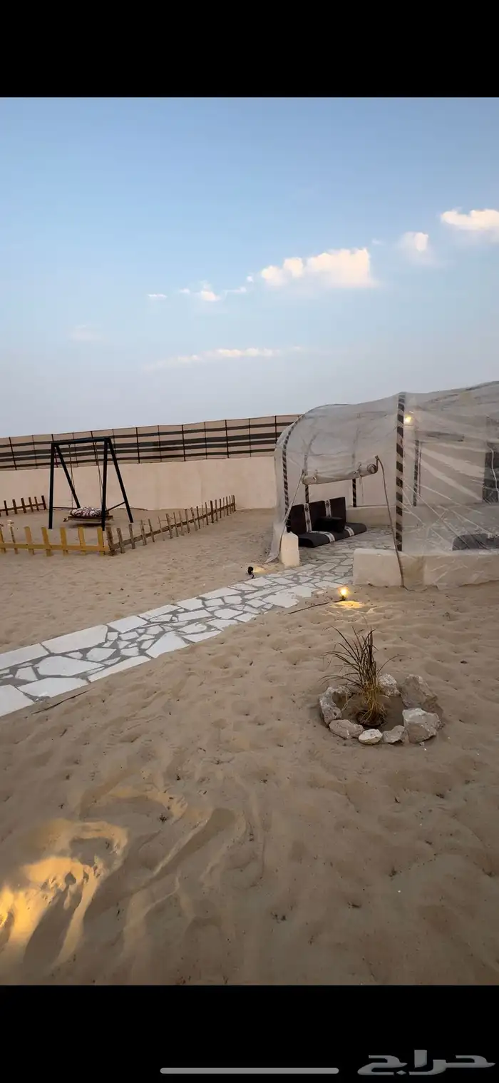 تخييم شتوي داخل المربط 10