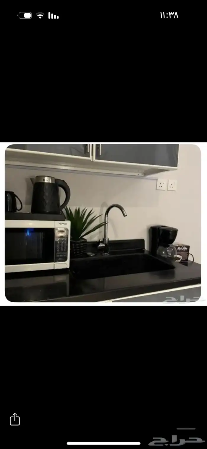 شقه للايجار الشهري او اليومي غرفه وصاله 12