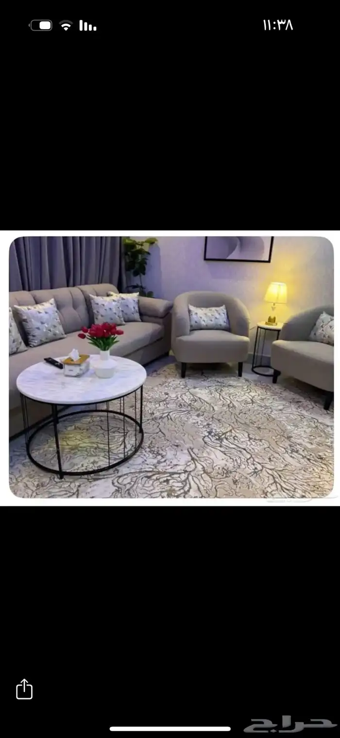 شقه للايجار الشهري او اليومي غرفه وصاله 8