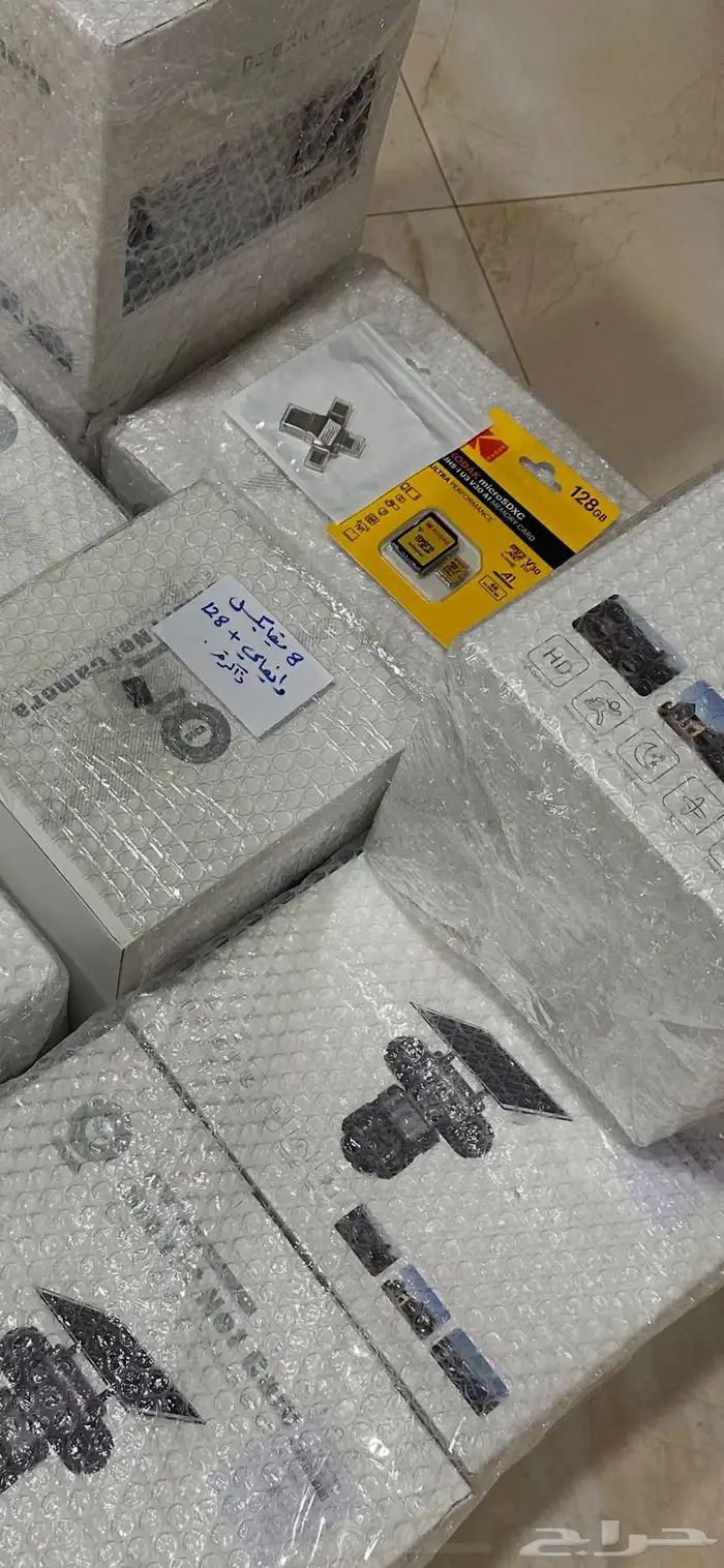 كاميرا طاقة شمسية شريحة انترنت (جديد) مع ذاكرة128G 6