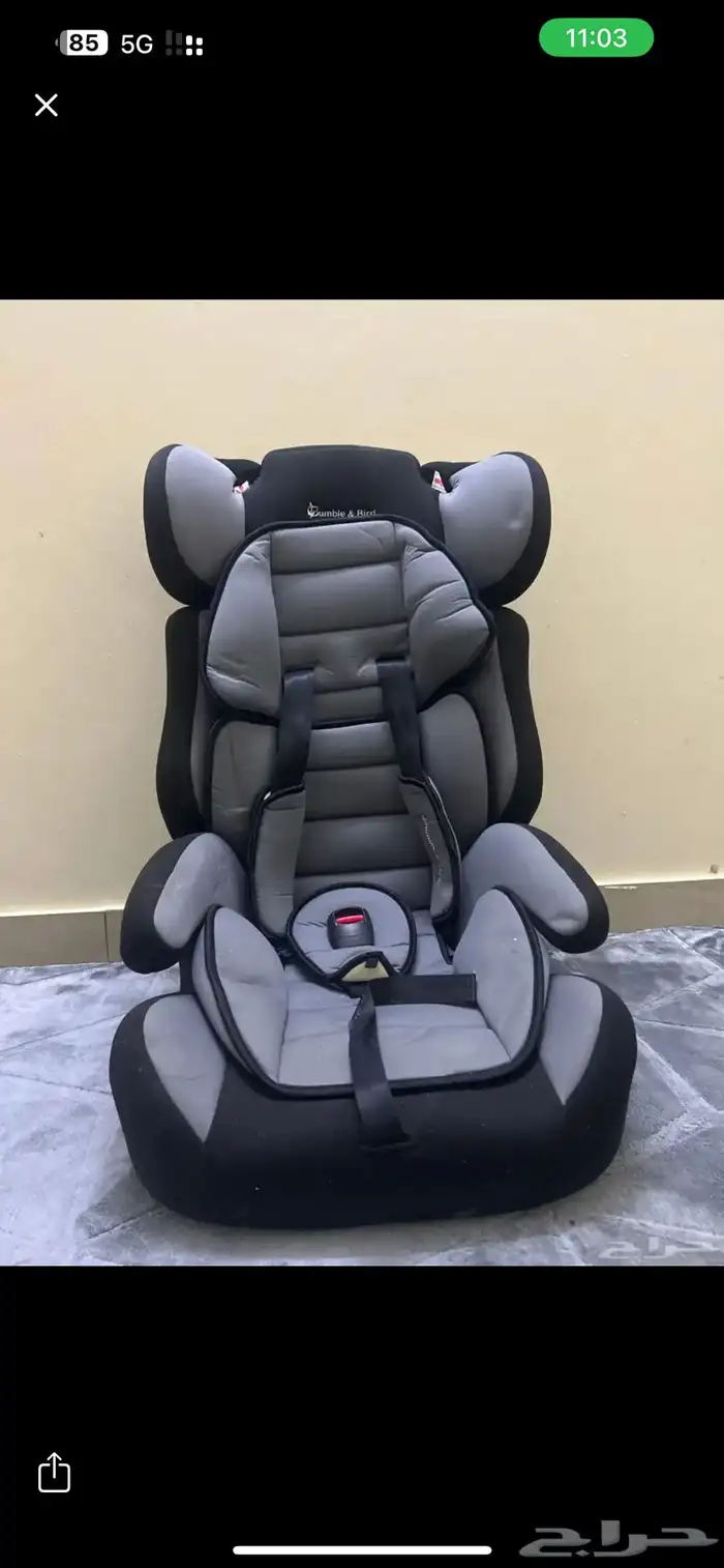 كرسي أطفال نظيف لم يستخدم إلا مره واحده 0