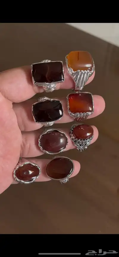 خواتم فيروز نشابوري وعقيق يماني وسليماني هندي ويشم index