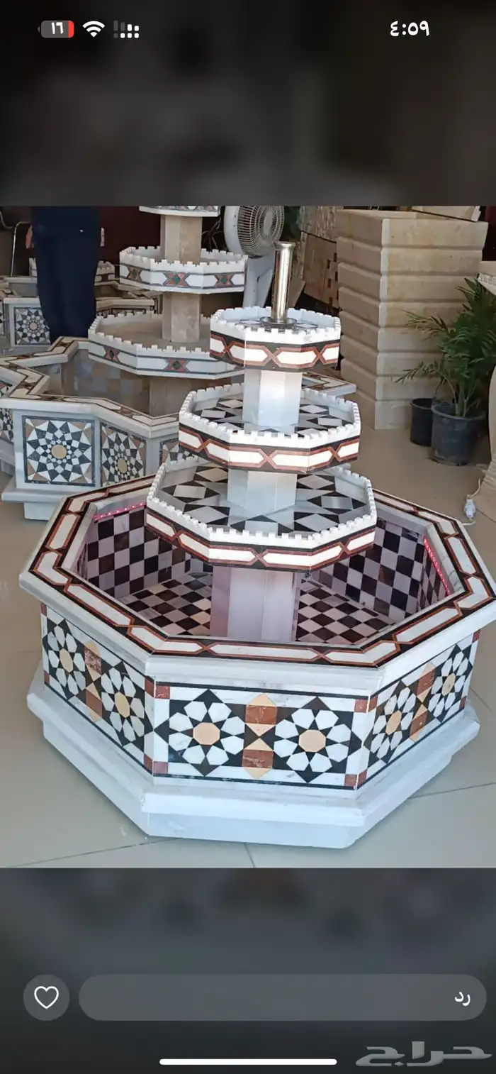 نوافير دمشقيه رخام 3