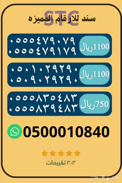 لرقام مميزه جديده مسبق دفع index