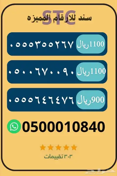 لرقام مميزه جديده مسبق دفع index