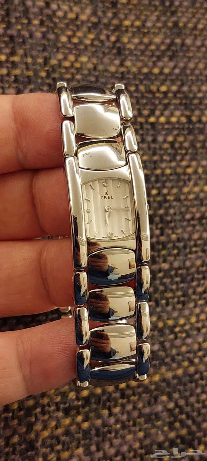 ساعة الماس اصلي نوع ايبل EBEL نسائية سويسرية أصلية 2