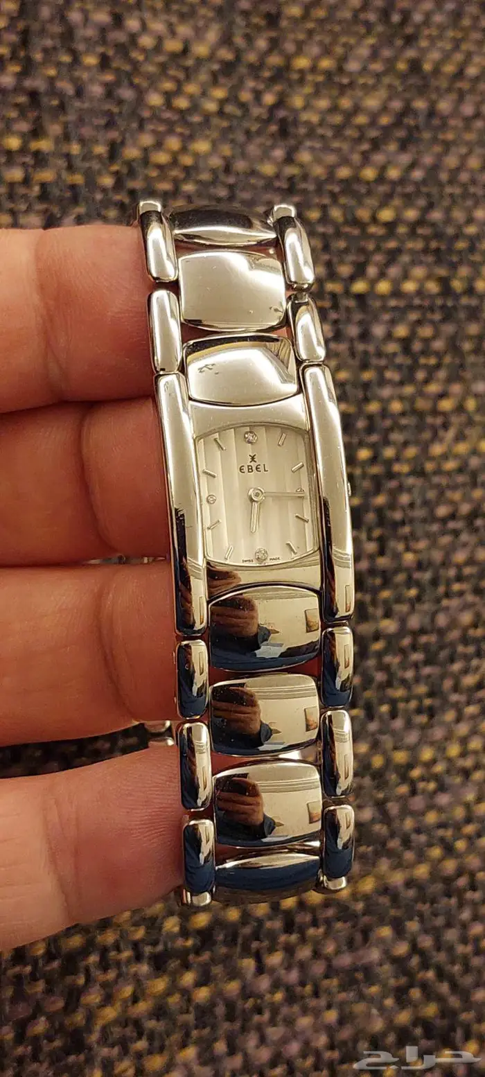 ساعة الماس اصلي نوع ايبل EBEL نسائية سويسرية أصلية 4