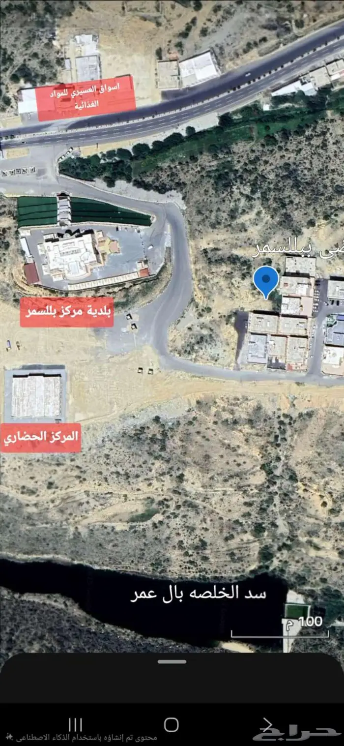 ارض سكنية بصك للبيع بمركز بللسمر بجوار البلدية 0