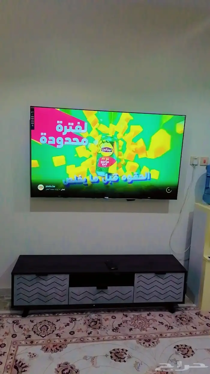 شاشه 70 بوصه اسمارت شبه جديده بي كيسه 5