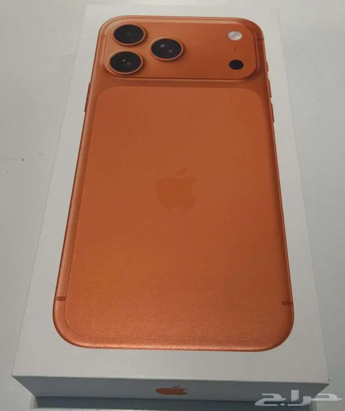 ايفون 17 بروماكس 256 برتقالي جديد بكرتونه للبيع 0