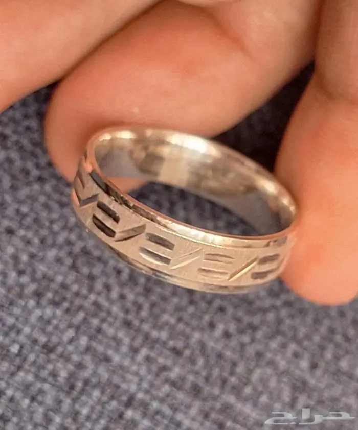 دبله فضه 925 كبيرة مقاس 26 0