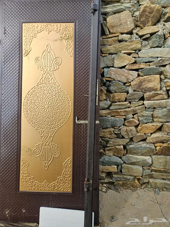 باب حديد ديكور وجهين 0