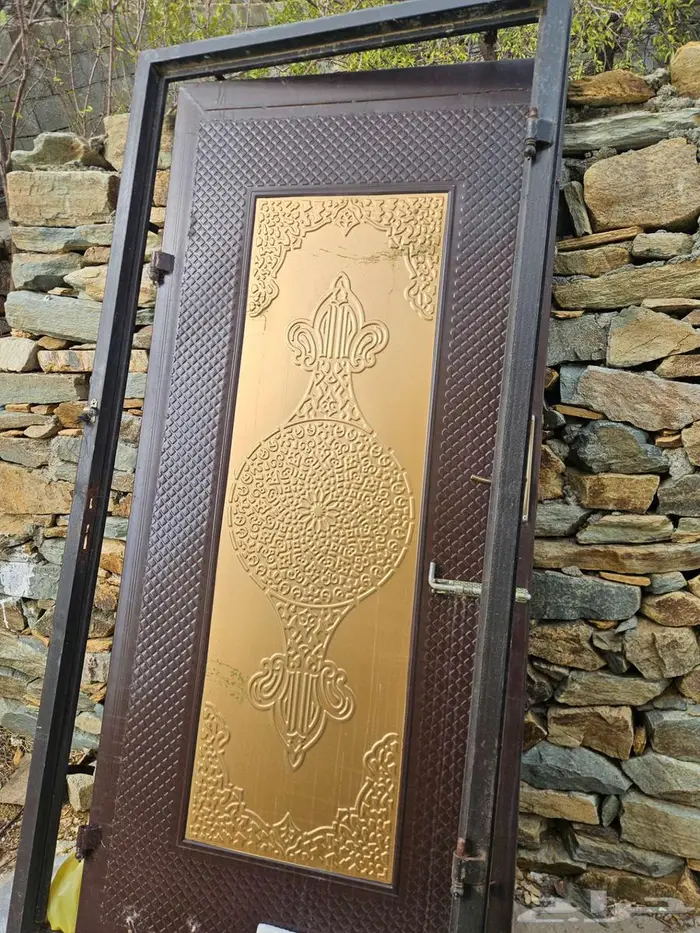 باب حديد ديكور وجهين 1