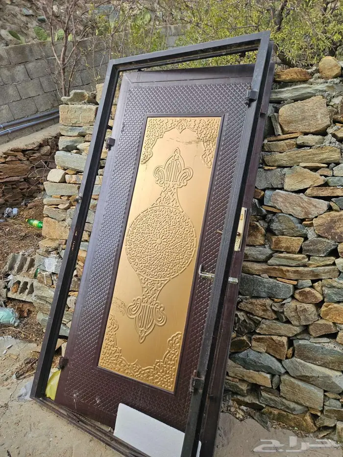 باب حديد ديكور وجهين 2