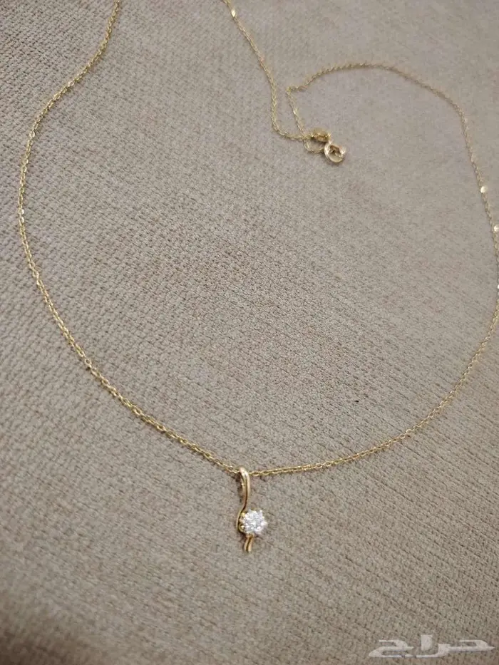 سلسال ذهب والماس مستعمل 1