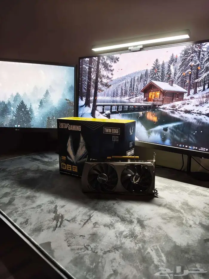 كرت شاشة RTX3050 8GB نضيف جدا 0