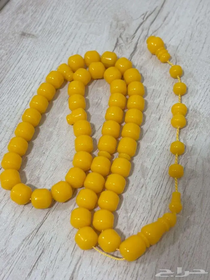 للبيع سبحة بكلايت اصفر 0