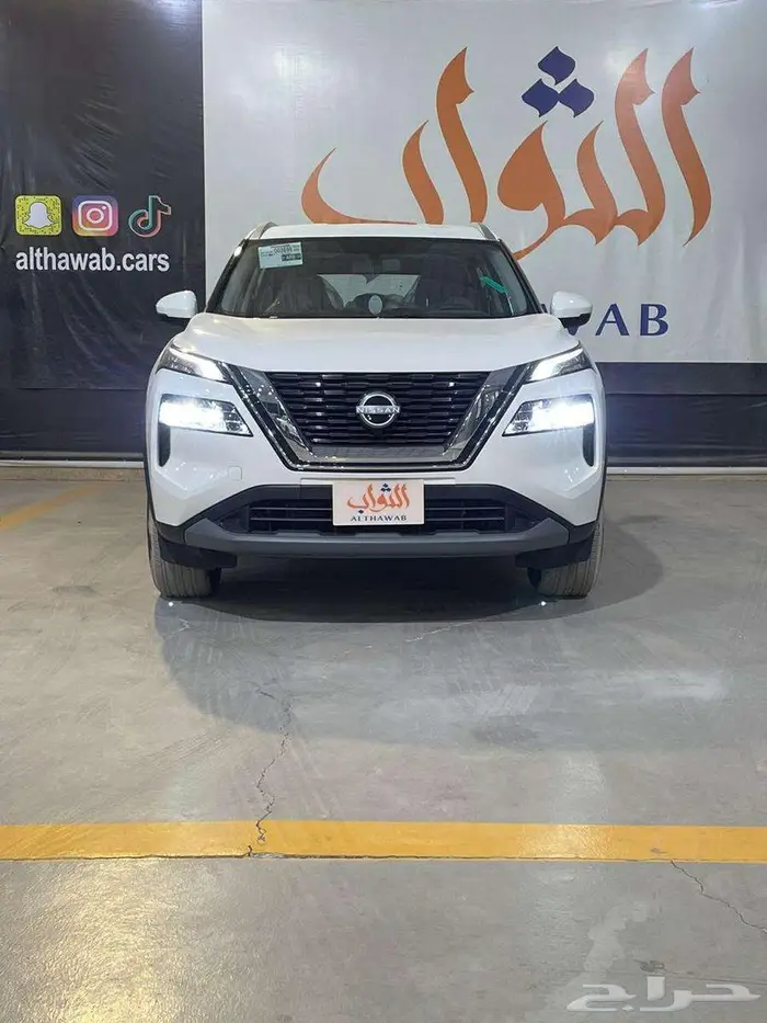 اكس تريل ستاندر 7 راكب بدون دبل ابيض ورمادي 2026 2