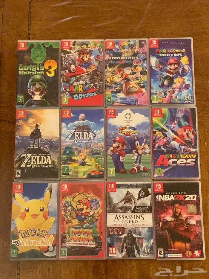 اشرطة سويتش Switch Games 0