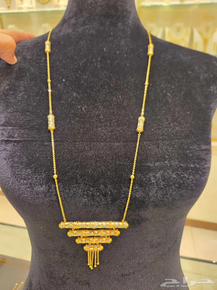 طقم عيار 21 بحريني مستعمل 1