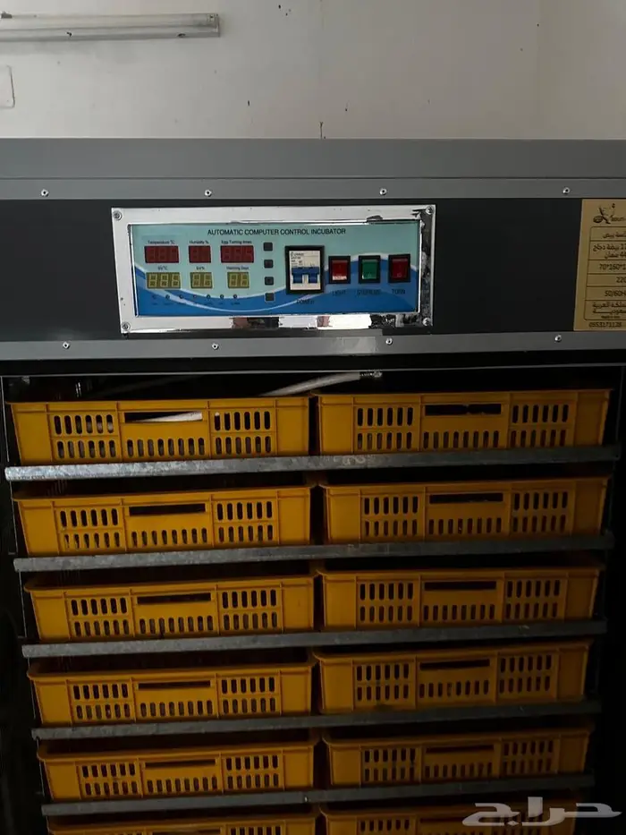 فقاصه دجاج اوتومتك سعه 1650 بيضه حد راعيها 2500 ا 1