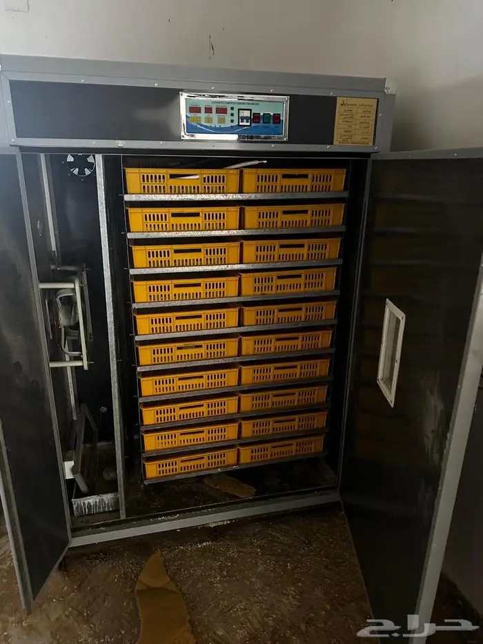 فقاصه دجاج اوتومتك سعه 1650 بيضه حد راعيها 2500 ا 2