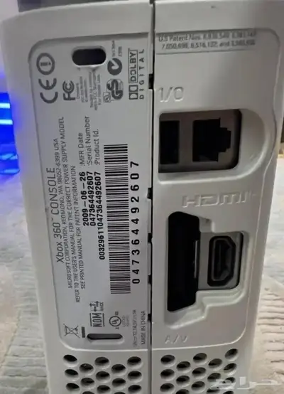 اكس بوكس 360 نظيف مع 4 اشرطه index