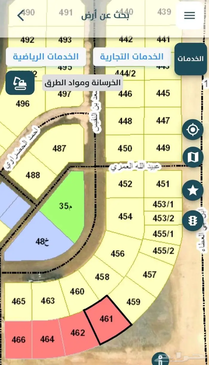 أرض العزيزية مخطط الكوثر بالخبر 1